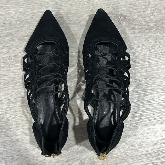 Michael kors • pointed toe lace up flats - Picture 2 of 11